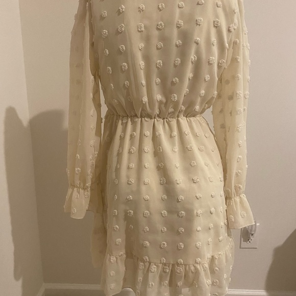 ELEGANT MISS SPARKLING OFF WHITE DRESS SIZE S 🛍 - Picture 4 of 8